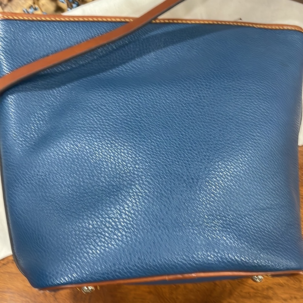Dooney & Bourke Zip Satchel AWL Blue - Picture 5 of 11